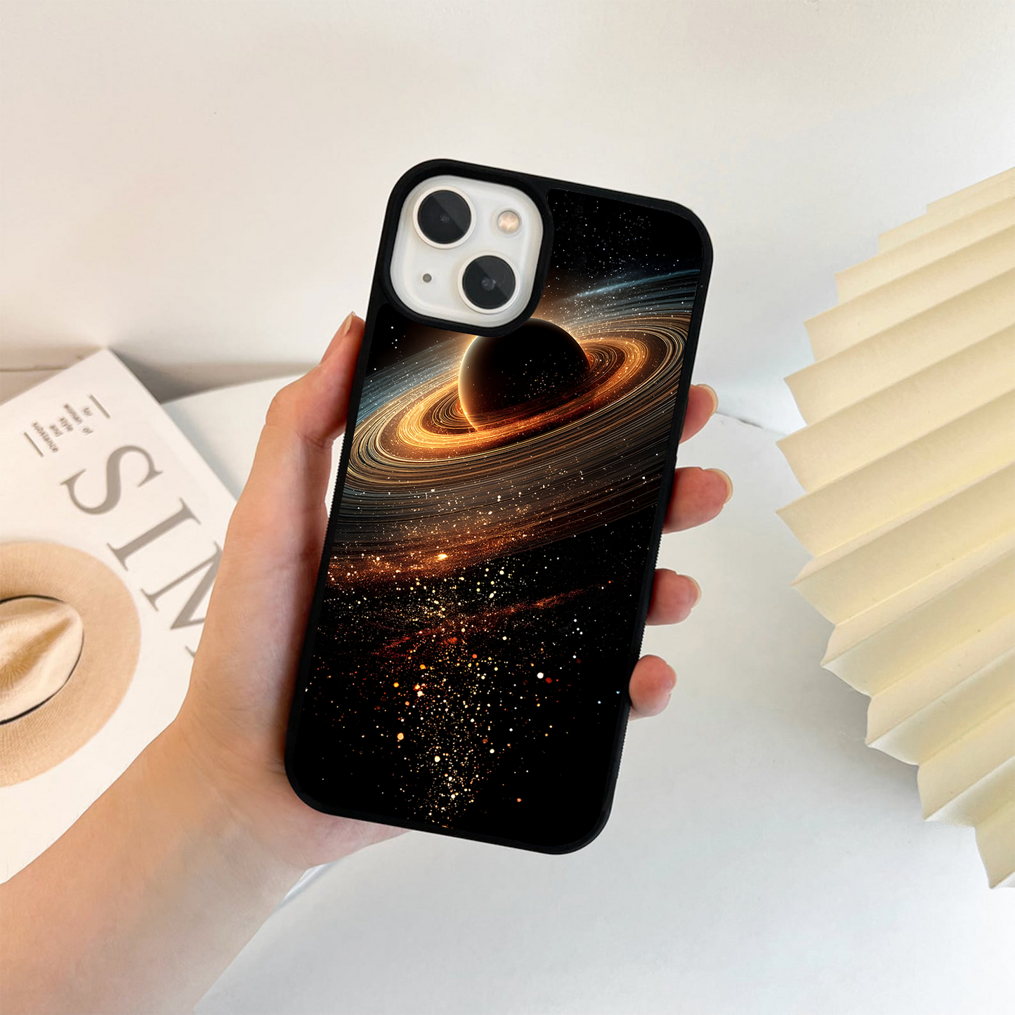 Galactic Scene Glass Case