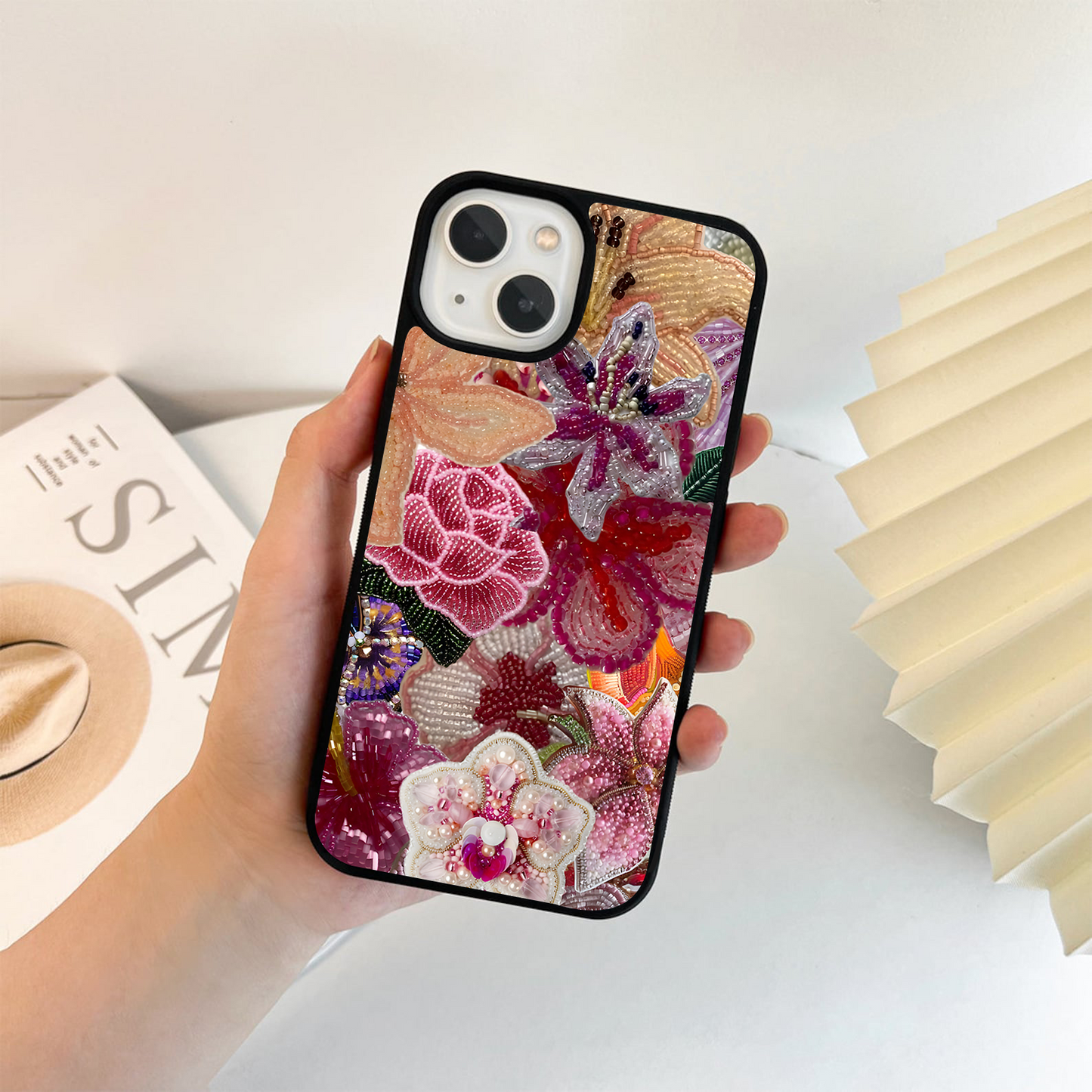 Petals Bead Bliss Glass Case