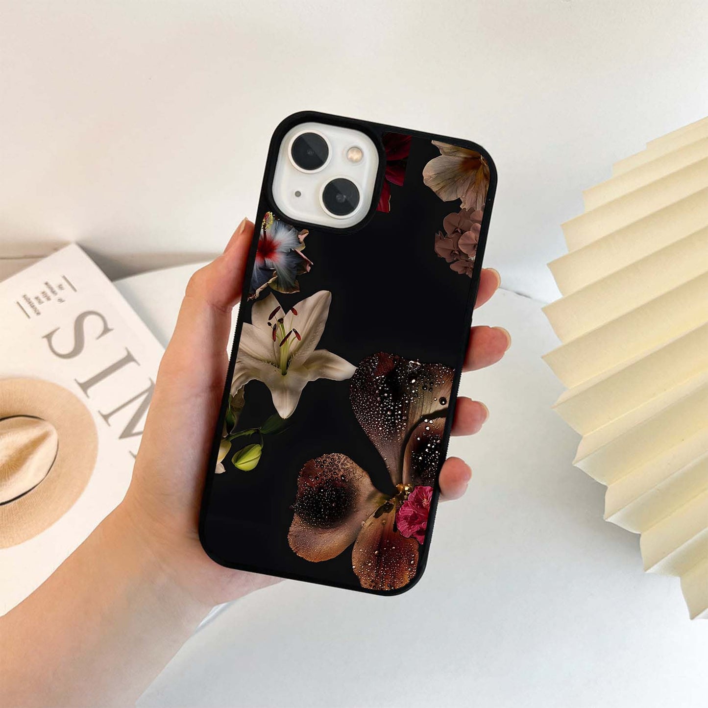 Noir Botanica Glass Case