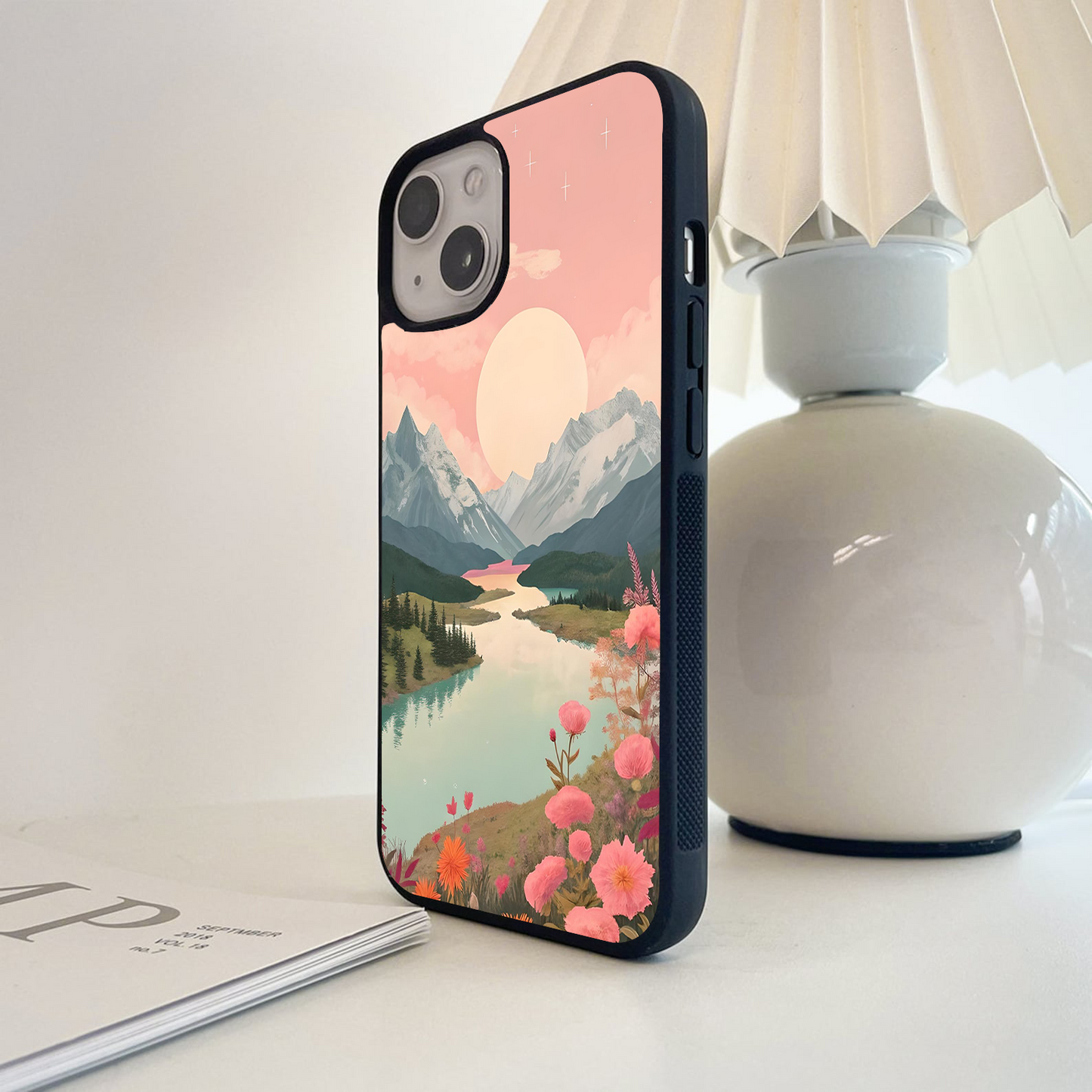 Sunrise Over Serenity Glass Case