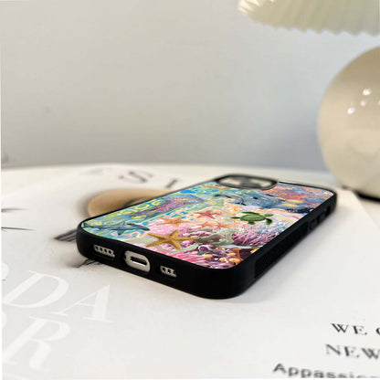 Ocean Bloom Magic Glass Case