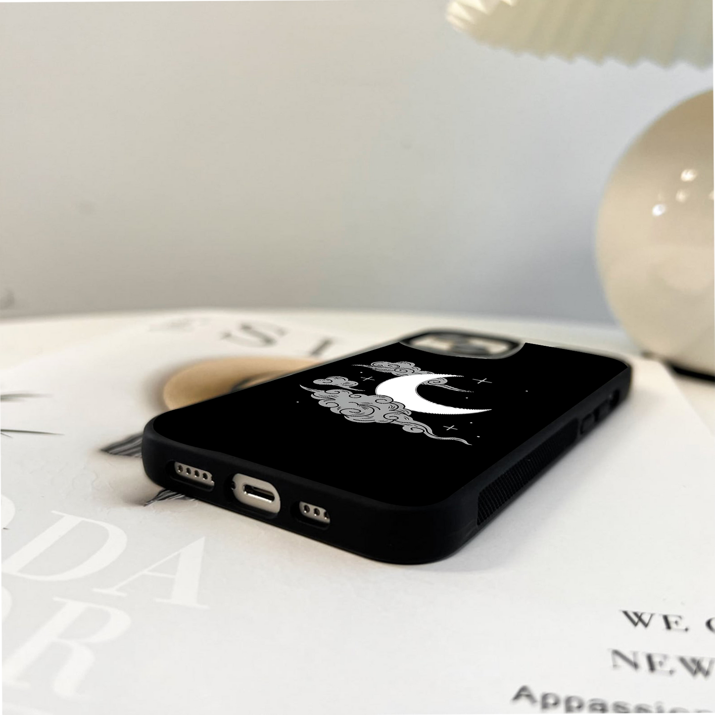 Crispy Elegant Moon Glass Case