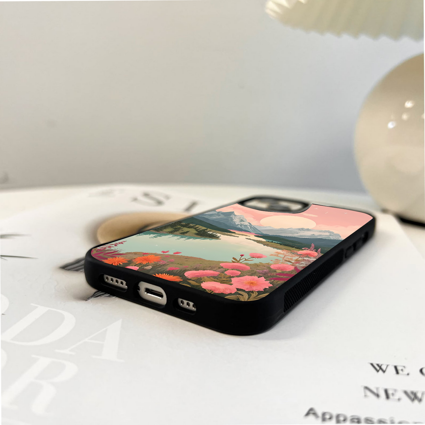 Sunrise Over Serenity Glass Case