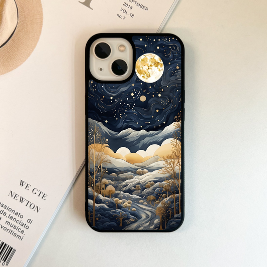 Forest Birch Trees Glass Case