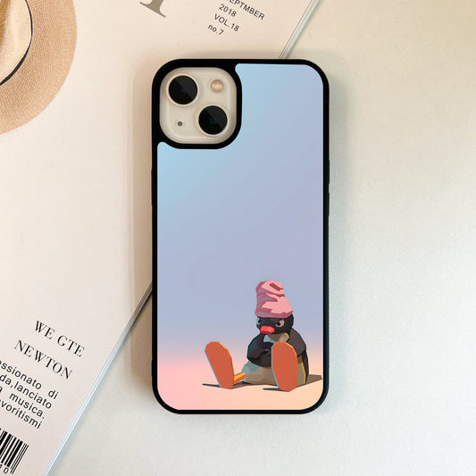 Grumpy Chill Mood Glass Case