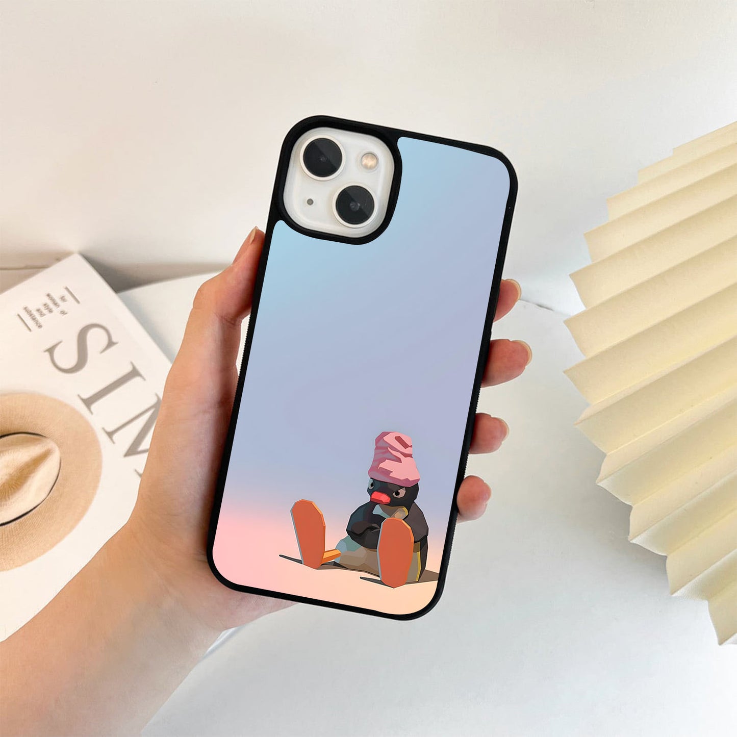 Grumpy Chill Mood Glass Case