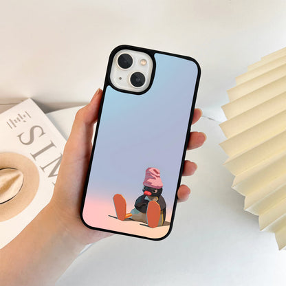 Grumpy Chill Mood Glass Case