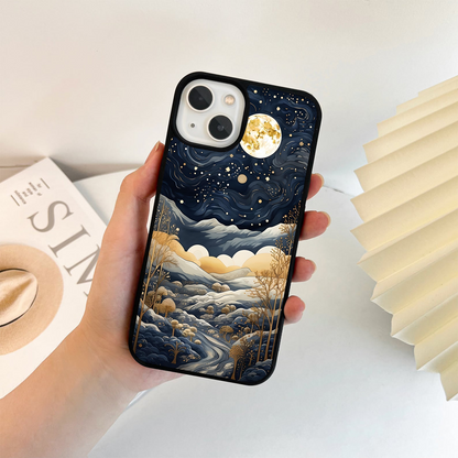 Forest Birch Trees Glass Case