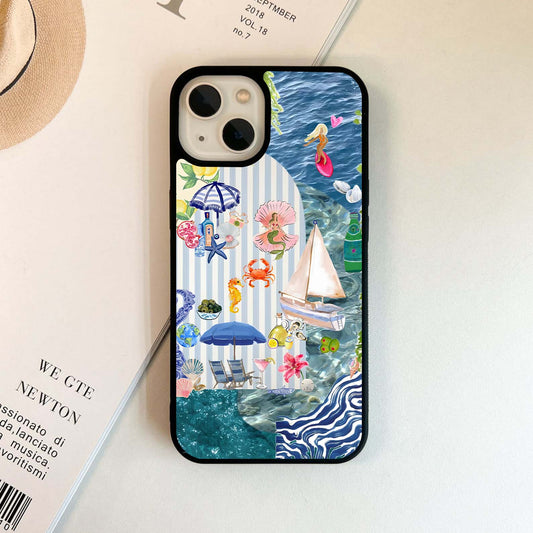 Ocean-inspired summer Glass Case