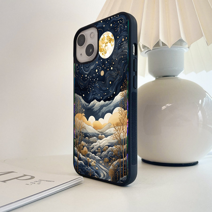 Forest Birch Trees Glass Case