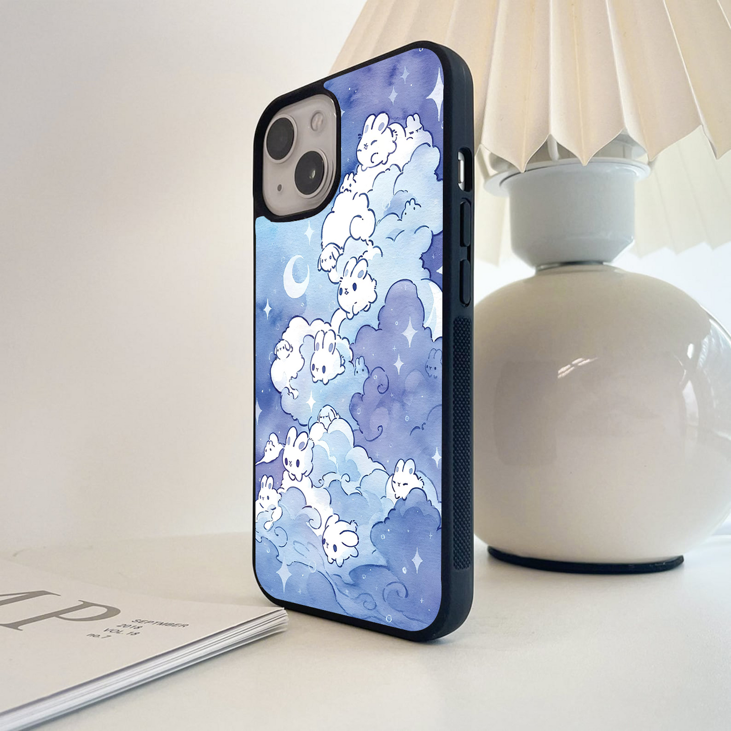 Cotton Cloud Parade Glass Case