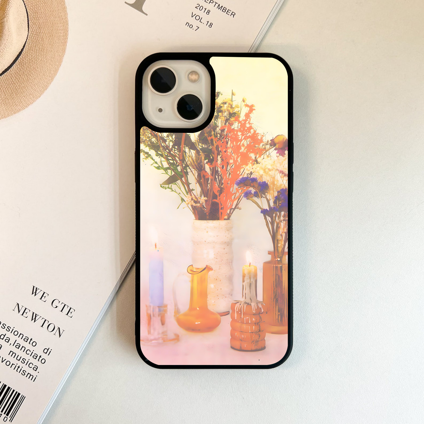 Cozy Bloom Glow Glass Case