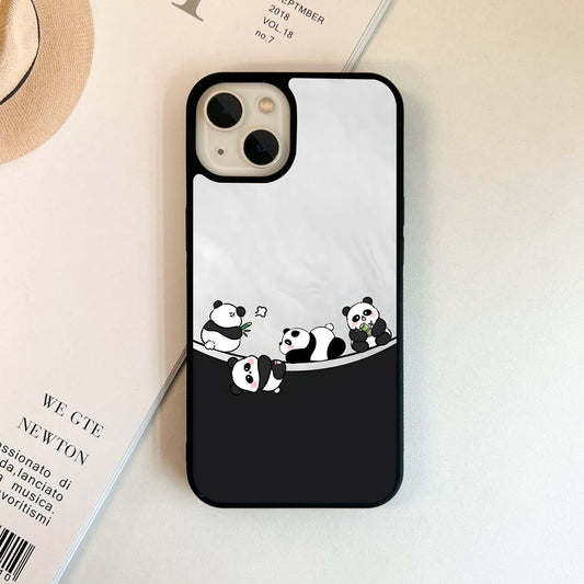 Playful Panda Parade Glass Case