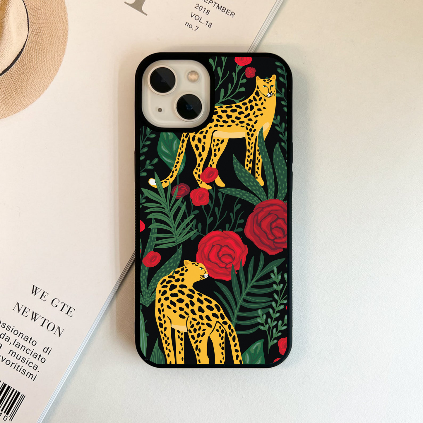 Wild Rose Jungle Glass Case