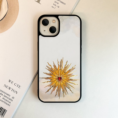 Radiant Heart Light Glass Case