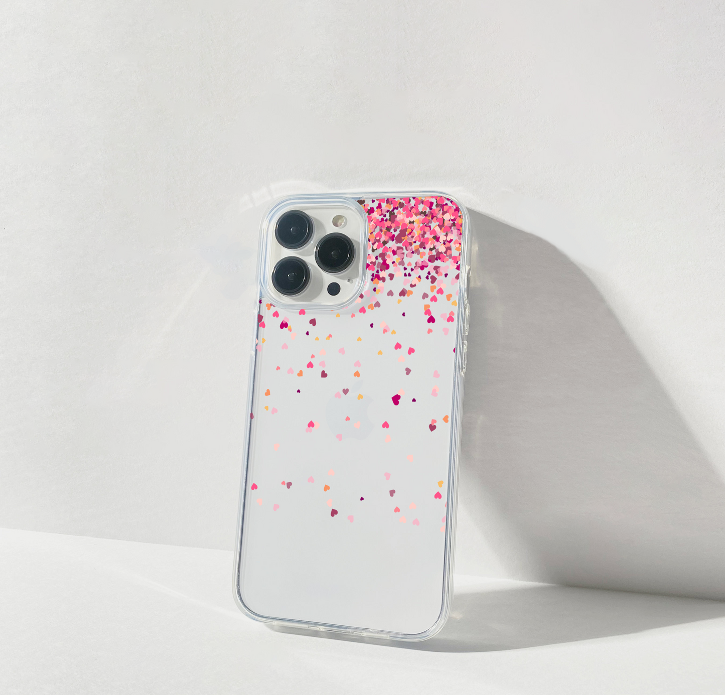 Falling Hearts Magic Clear Silicon Cover