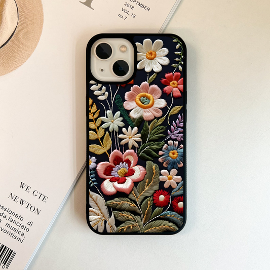 Threaded Bloom Charm Glass Case