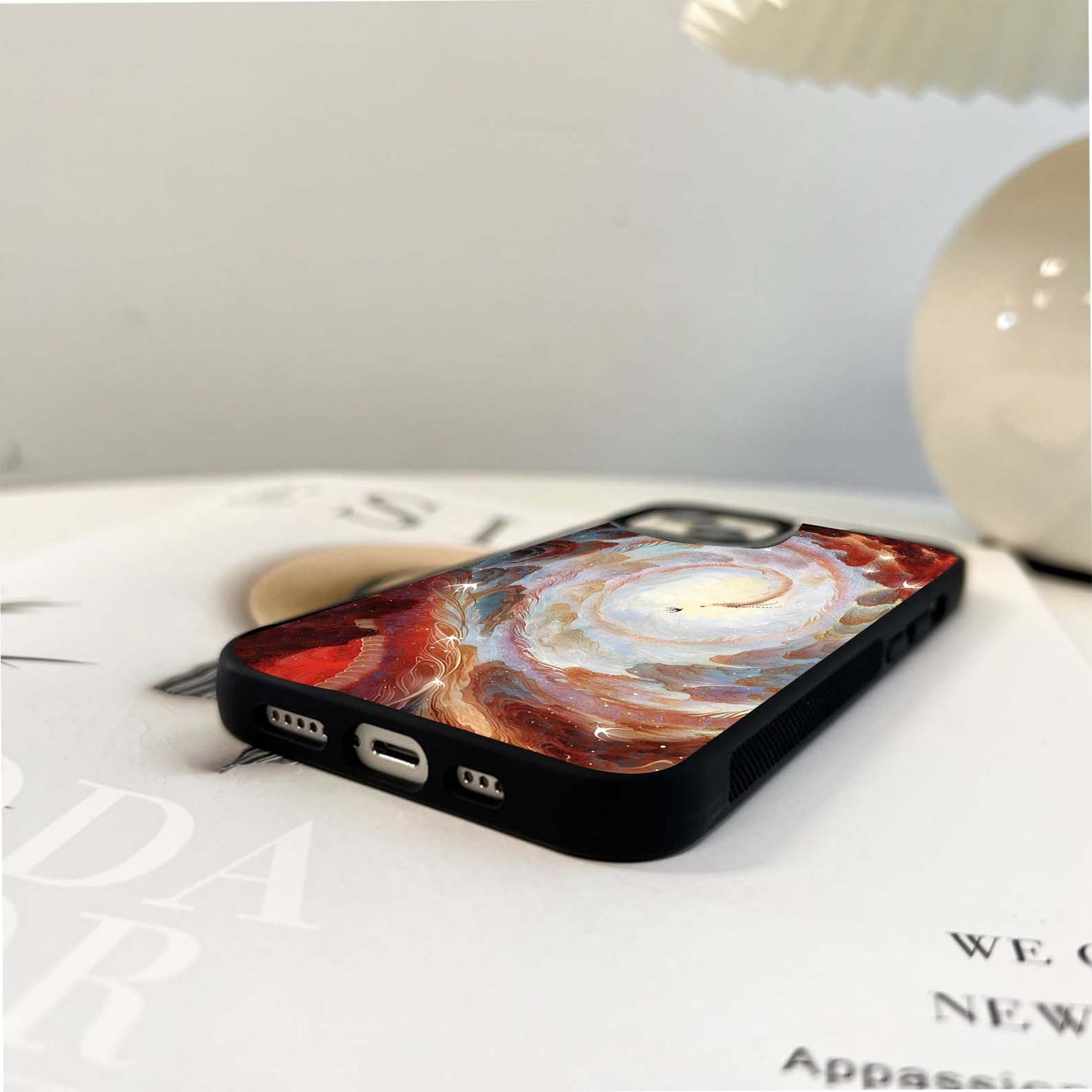 Celestial Spiral Dreams Glass Case