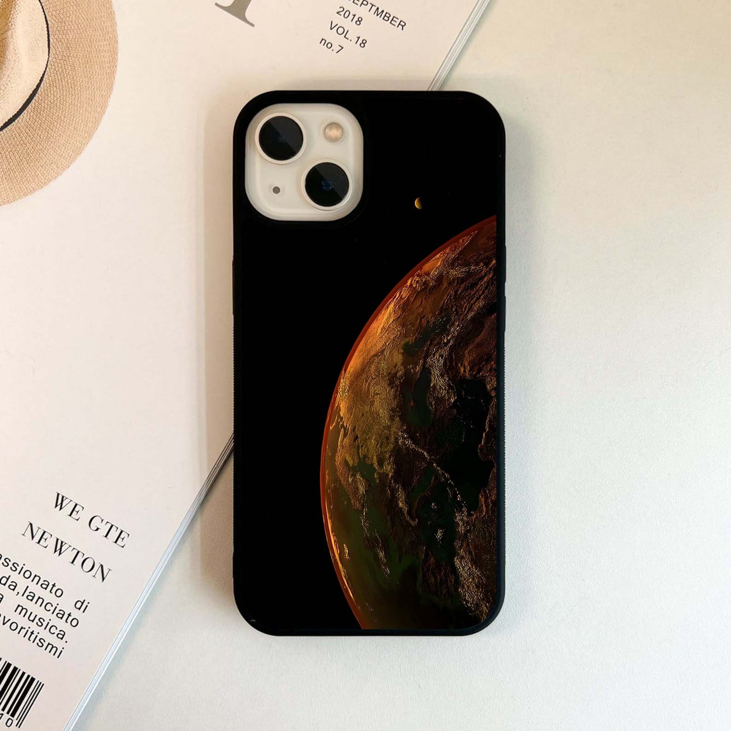 Crimson Planet Horizon Glass Case