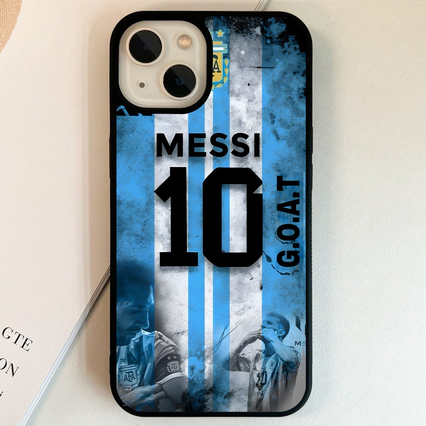Aesthetic Messi Goat Glass Case