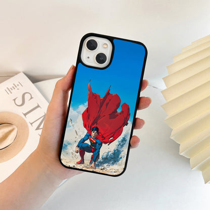 Superman Epic Landing Glass Case