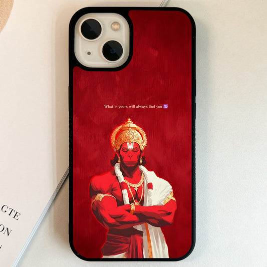 Hanuman Eternal Ram Bhakt Glass Case