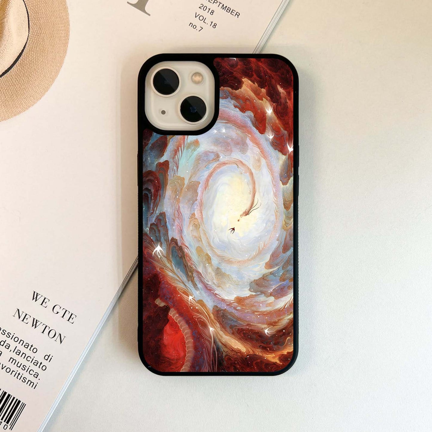 Celestial Spiral Dreams Glass Case