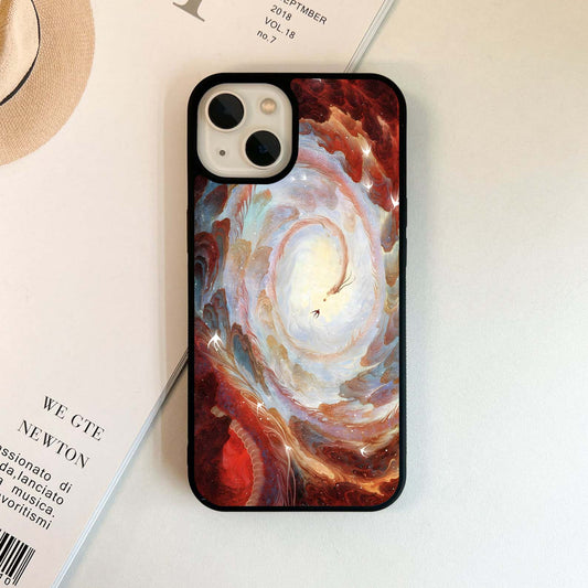 Celestial Spiral Dreams Glass Case