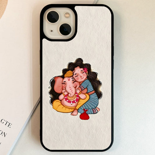 Love Baby Ganesh Glass Case