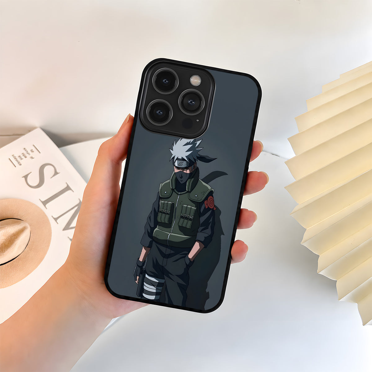 Naruto Kakashi Warrior Glass Case