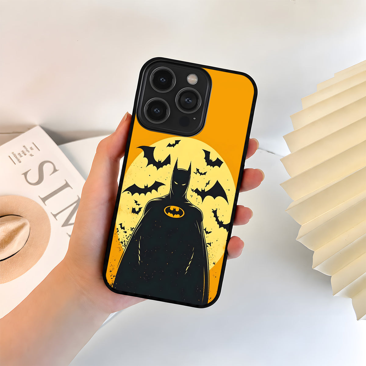 Batman Golden Moon Glass Case