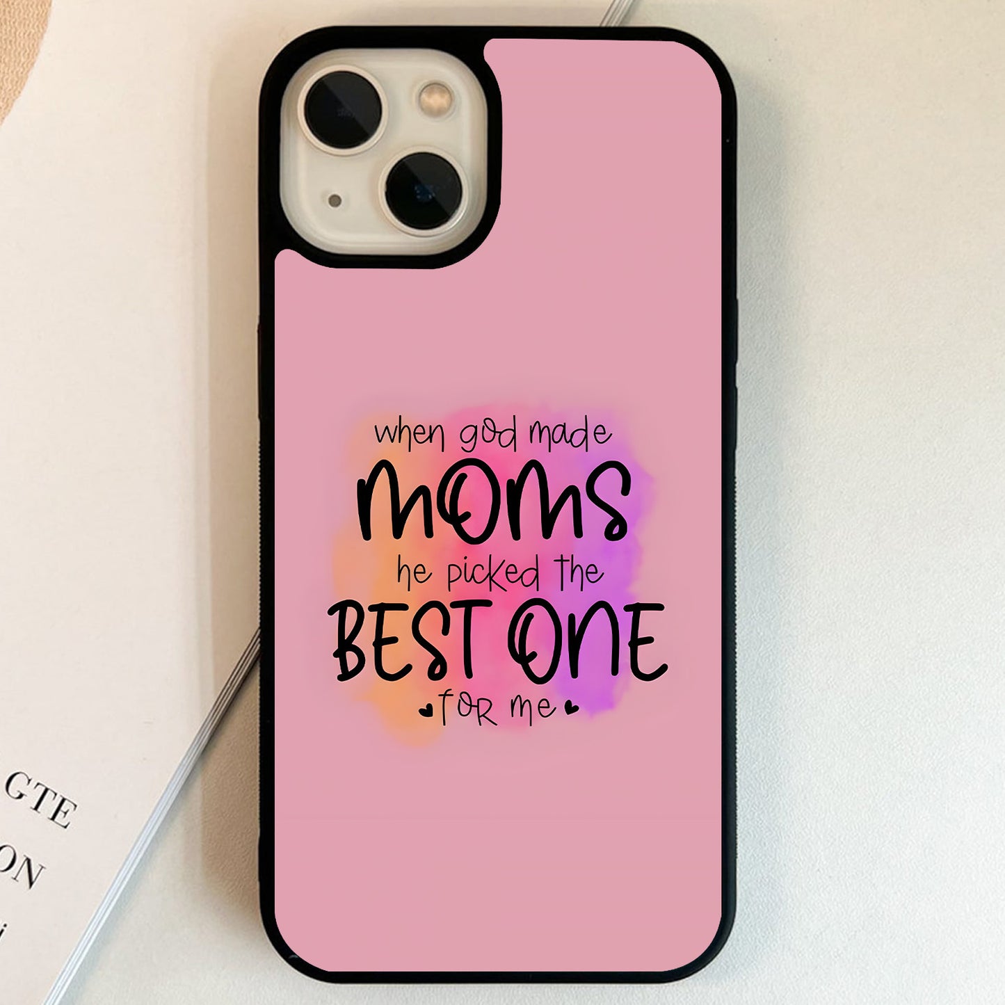 God's Best Mom Glass Case