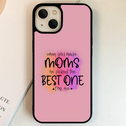 God's Best Mom Glass Case