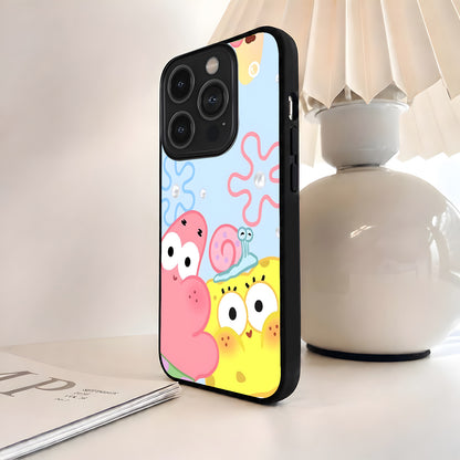 Spongebob Buddies Glass Case