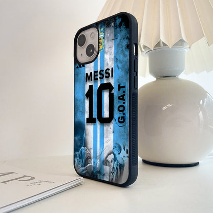 Aesthetic Messi Goat Glass Case
