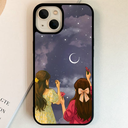 Moonlight Friendship Wishes Glass Case