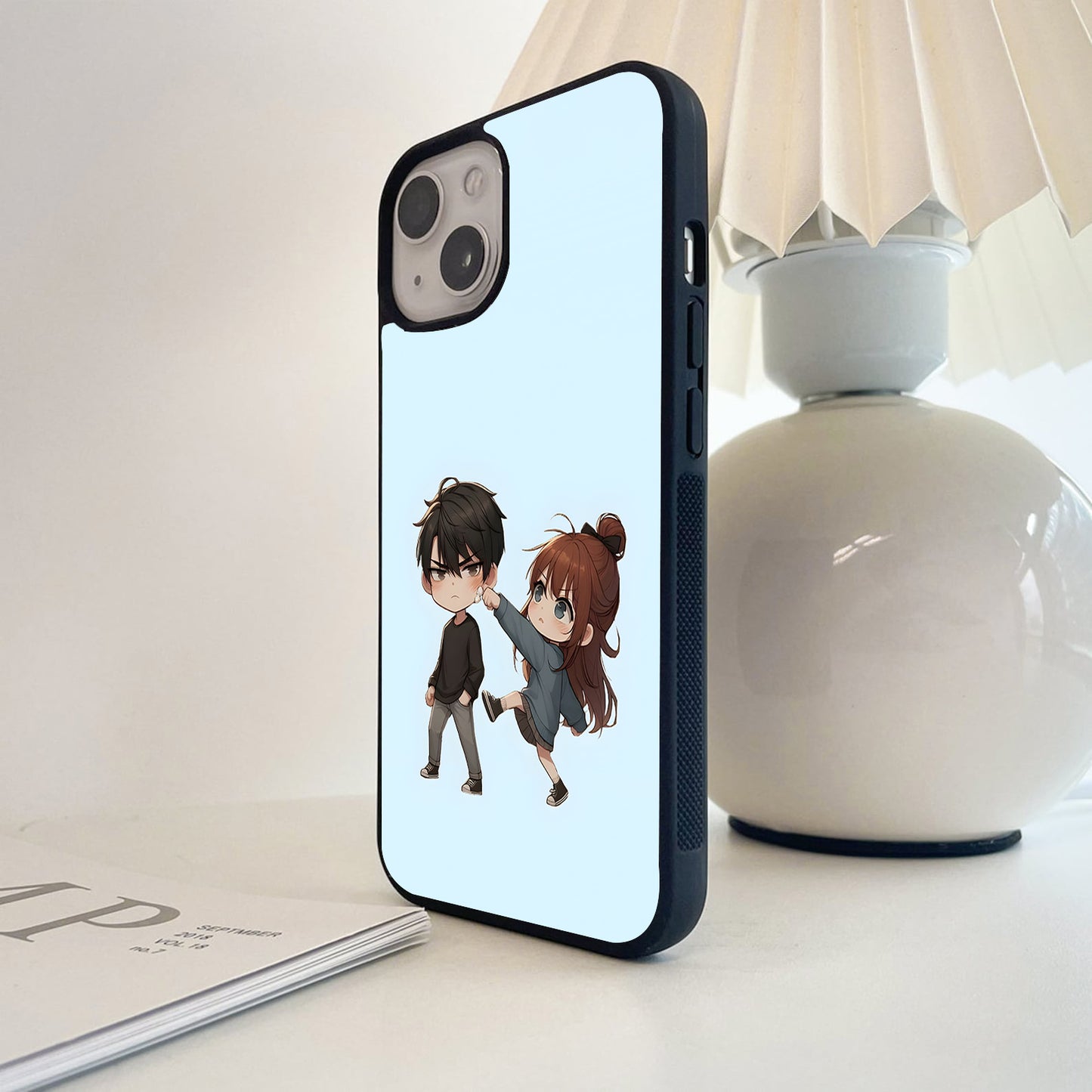 Cheeky Sibling Love Glass Case