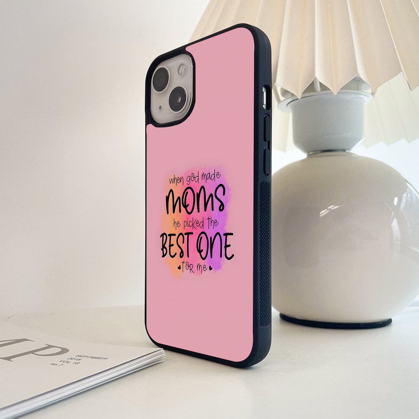 God's Best Mom Glass Case