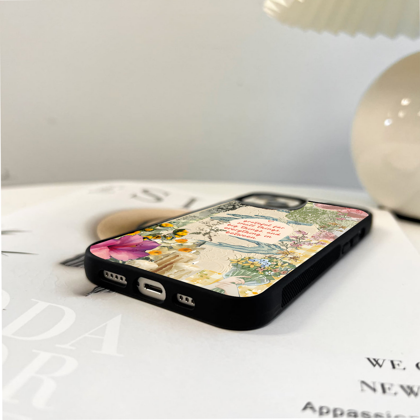 Bloom in Gratitude Glass Case