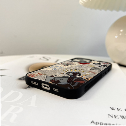 City Dream Sketch Glass Case