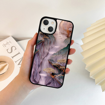 Celestial Cascade Trail  Glass Case