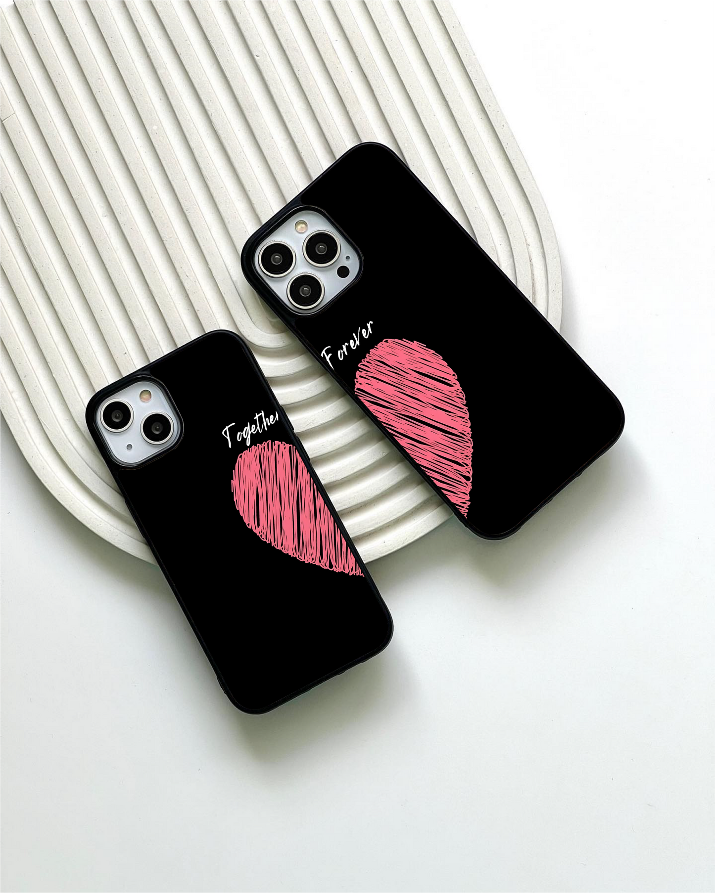 Love Forever Together Glass Case