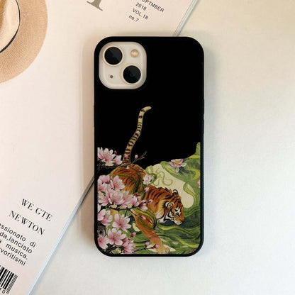 Tiger Blossom Spirit Glass Case