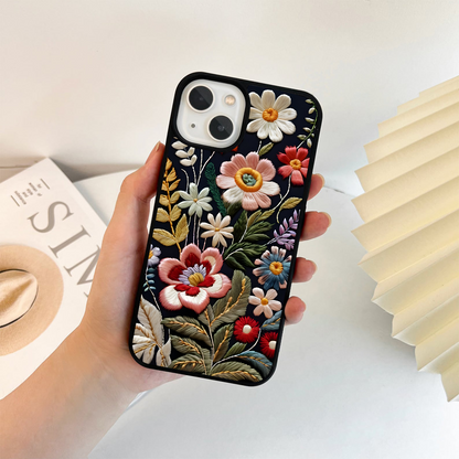 Threaded Bloom Charm Glass Case