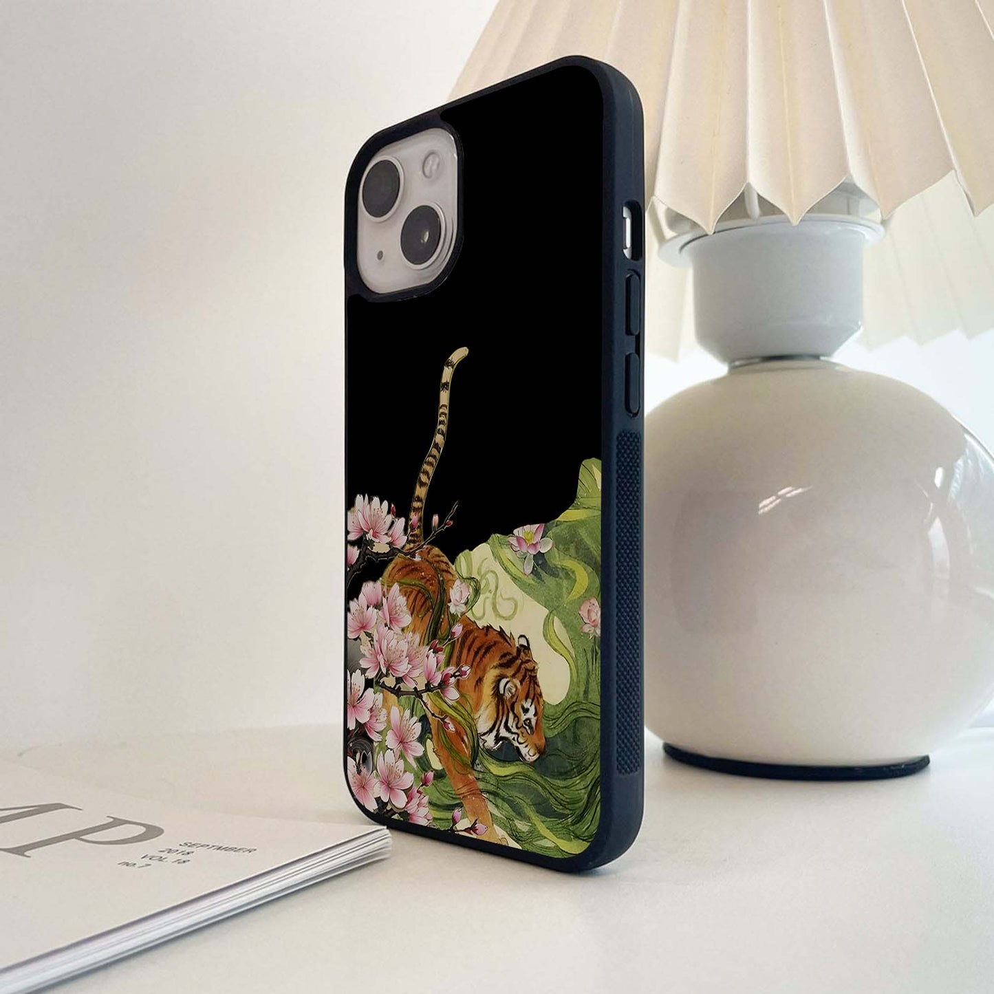 Tiger Blossom Spirit Glass Case