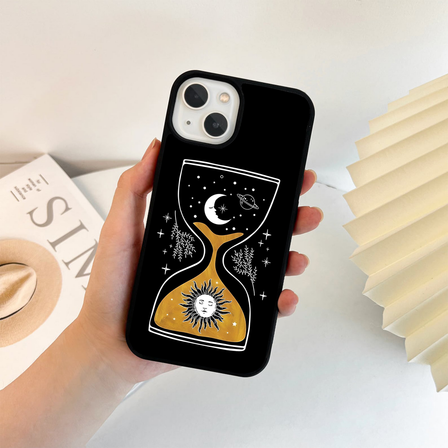 Celestial Hourglass Glass Case