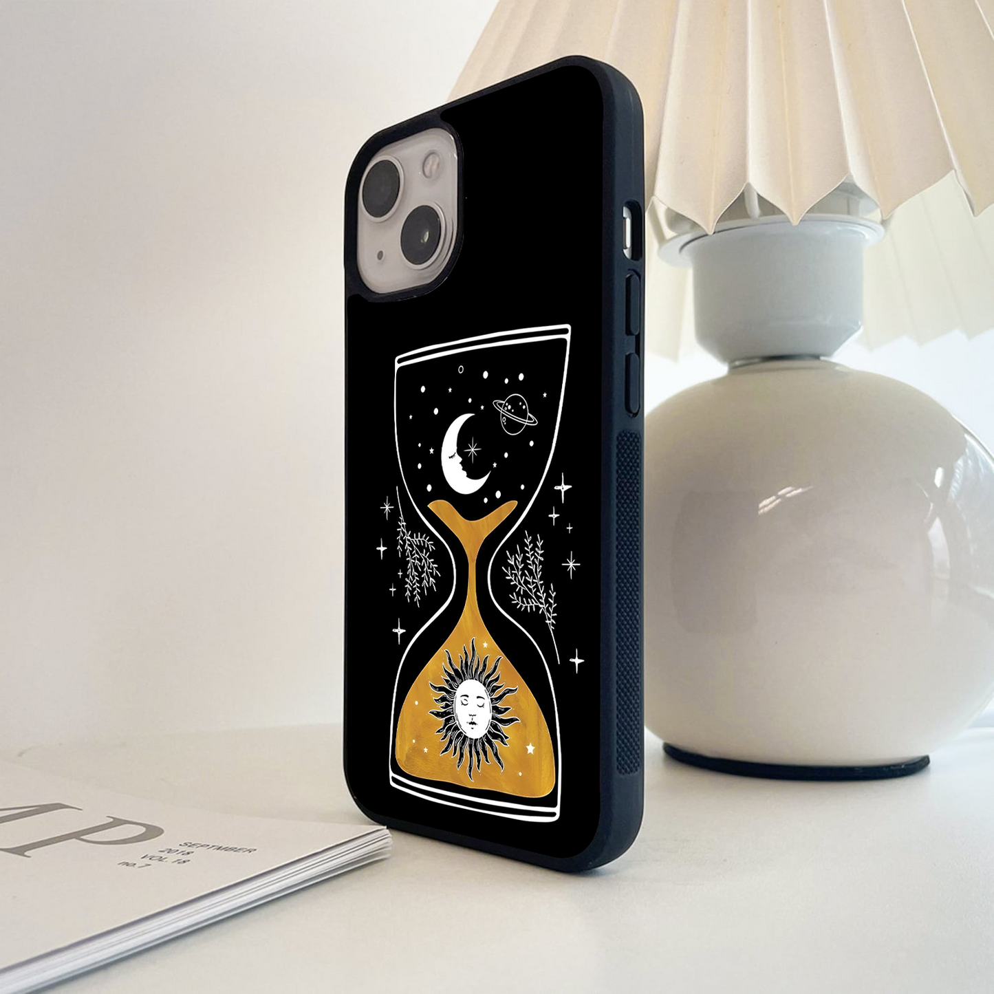 Celestial Hourglass Glass Case
