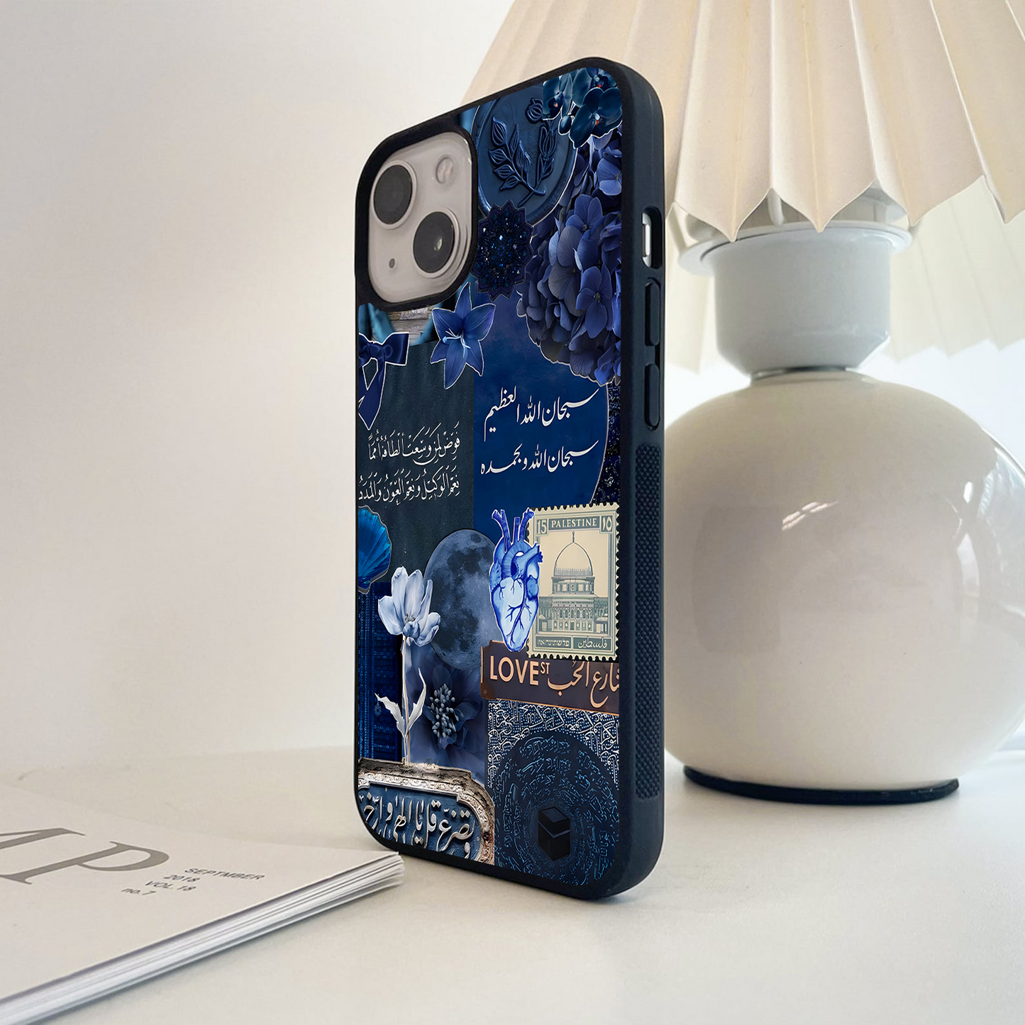 Noor Blue Blessing Glass Case