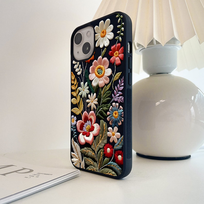 Threaded Bloom Charm Glass Case