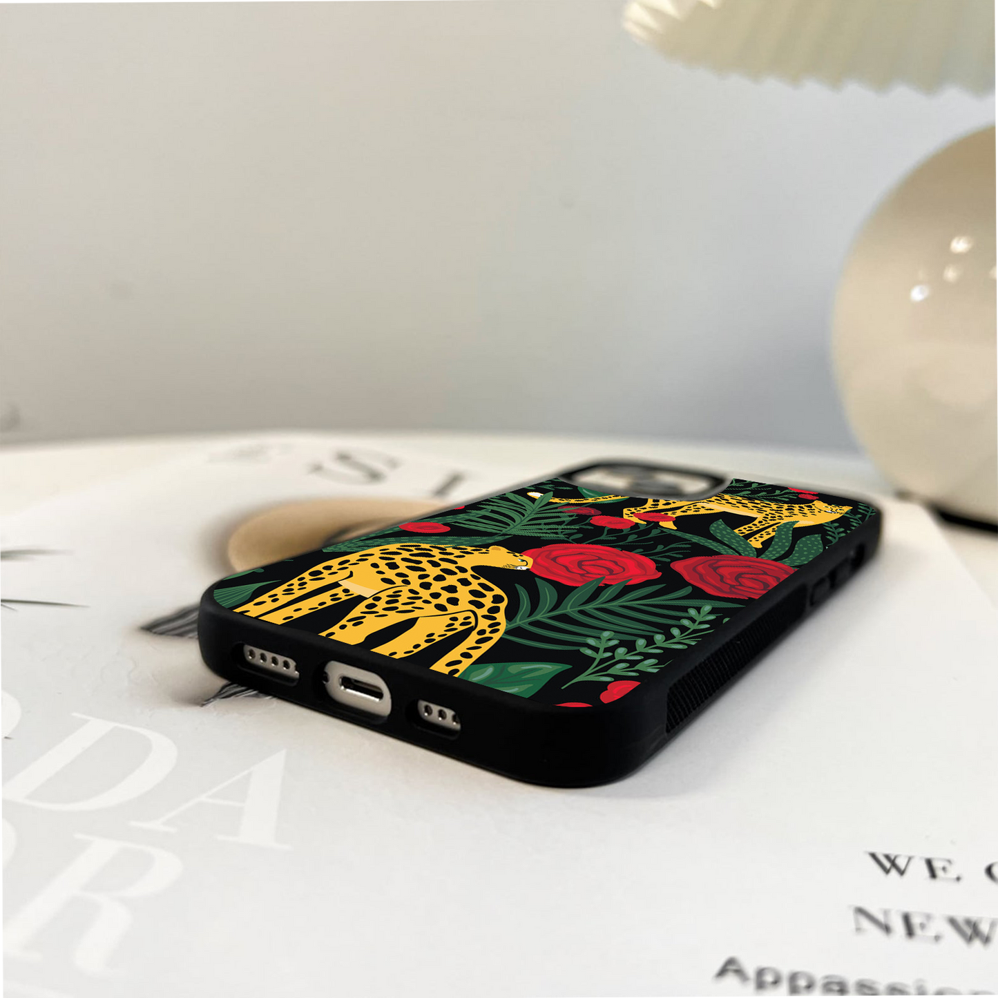 Wild Rose Jungle Glass Case